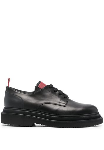 424 leather lace-up shoes - Nero