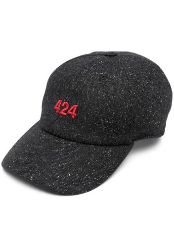 424 embroidered-logo baseball cap - Nero