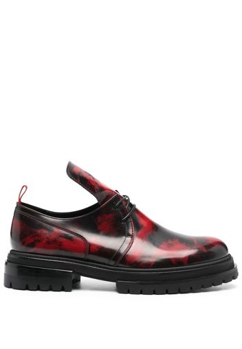 424 Darby oxford shoes - Rosso