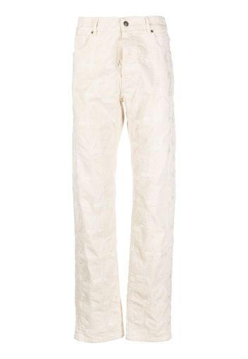 424 bleach-wash straight-leg jeans - Toni neutri