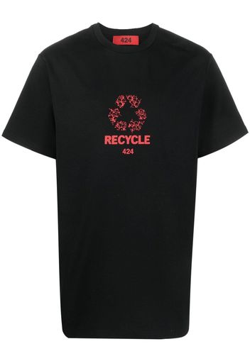 424 graphic-logo-print T-shirt - Nero