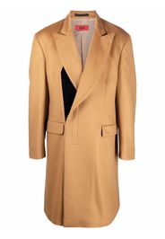 424 off-centre fastening coat - Toni neutri