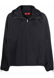 424 pullover hooded windbreaker jacket - Nero