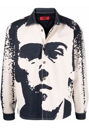 424 graphic-print jacket - Bianco