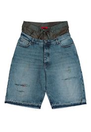 424 double big daddy shorts - Blu