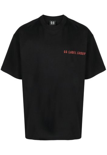 44 LABEL GROUP graphic-print cotton T-shirt - Nero