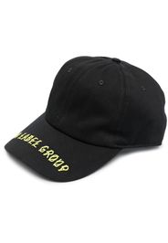 44 LABEL GROUP embroidered cotton cap - Nero