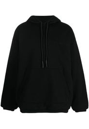 44 LABEL GROUP logo-embroidered cotton sweatshirt - Nero