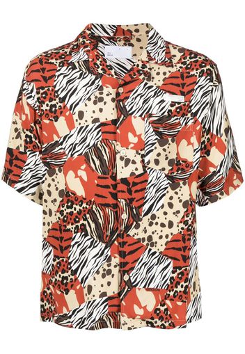 4SDESIGNS animal-print shirt - Multicolore