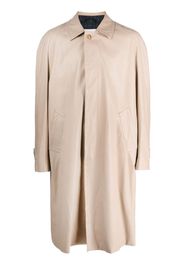 4SDESIGNS spread-collar trench coat - Toni neutri