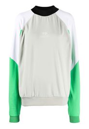 7 DAYS Active Felpa con design color-block - Grigio