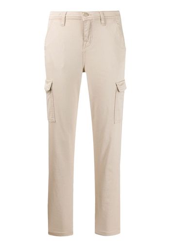 cropped slim-fit trousers