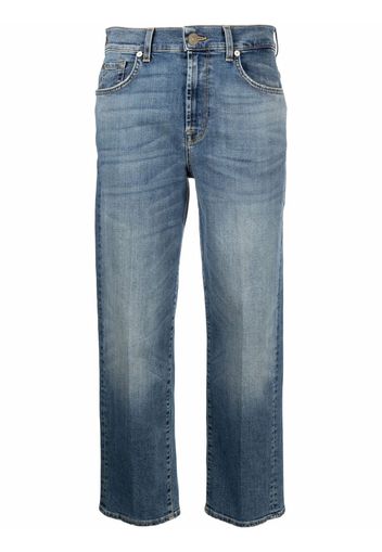 7 For All Mankind cropped leg jeans - Blu