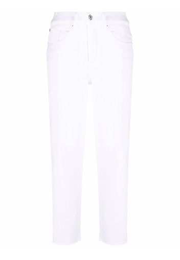 7 For All Mankind Malia high-waisted straight-leg jeans - Bianco