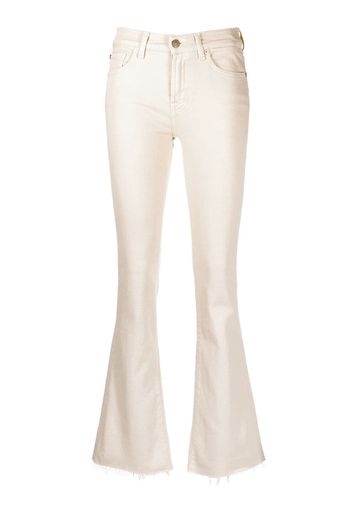 7 For All Mankind flared slim-cut jeans - Toni neutri