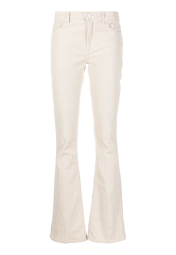 7 For All Mankind flared corduroy trousers - Toni neutri