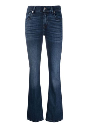 7 For All Mankind high-waisted flared jeans - Blu