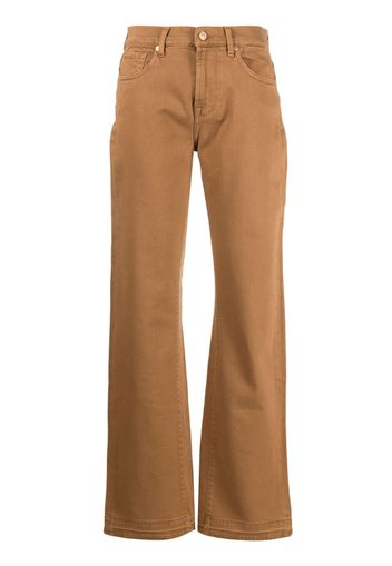 7 For All Mankind Tess straight-leg jeans - Marrone