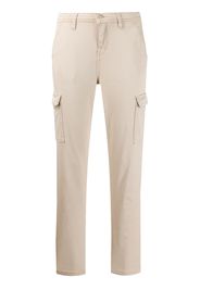 cropped slim-fit trousers