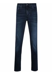 7 For All Mankind Jeans dritti con vita media - Blu