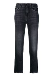 7 For All Mankind cropped flared jeans - Nero