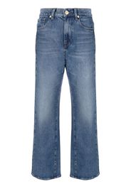 7 For All Mankind mid-rise straight-leg jeans - Blu