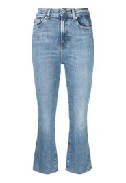 7 For All Mankind flared cropped jeans - Blu