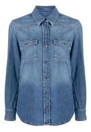 7 For All Mankind Western-style denim shirt - Blu