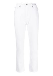 7 For All Mankind cropped slim-fit jeans - Bianco