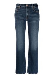 7 For All Mankind mid-rise straight-leg jeans - Blu