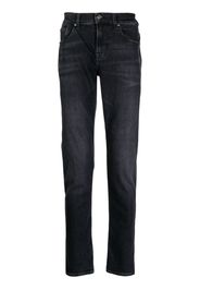 7 For All Mankind mid-rise slim-cut jeans - Nero