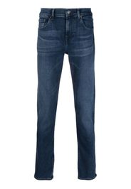 7 For All Mankind mid-rise slim-cut jeans - Blu