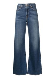 7 For All Mankind mid-rise wide-leg jeans - Blu