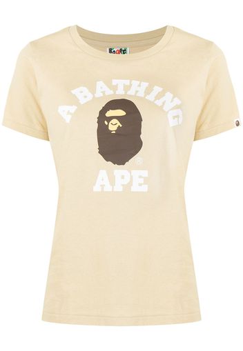 A BATHING APE® T-shirt con stampa - Marrone