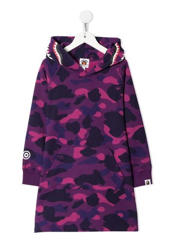 Vestito Camo Shark con cappuccio