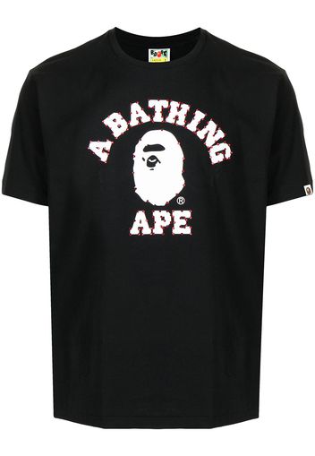 A BATHING APE® graphic-print cotton T-shirt - Nero