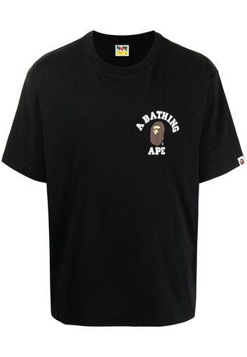 A BATHING APE® chest logo-print T-shirt - Nero