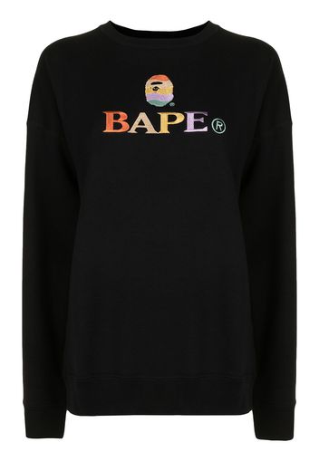 A BATHING APE® Felpa con ricamo - Nero