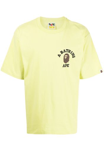 A BATHING APE® chest logo-print T-shirt - Giallo