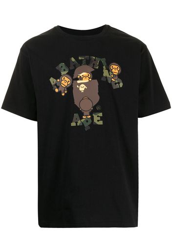 A BATHING APE® graphic-print short-sleeved T-shirt - Nero