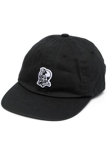 A BATHING APE® skull-embroidered cap - Nero