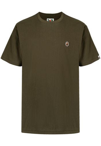 A BATHING APE® logo-print short-sleeved T-shirt - Verde