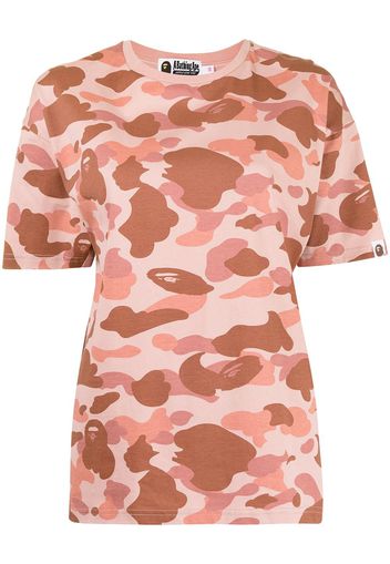 A BATHING APE® camouflage short-sleeve t-shirt - Rosa