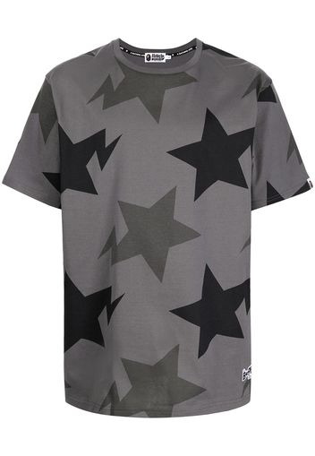 A BATHING APE® all-over star-print T-shirt - Grigio