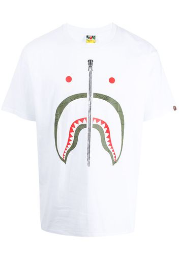 A BATHING APE® graphic-print cotton T-shirt - Bianco