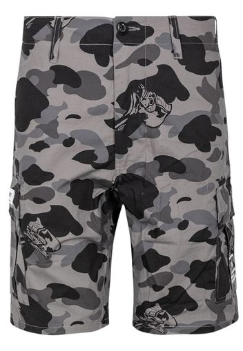 A BATHING APE® Ursus military shorts - Grigio