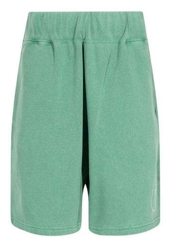 A BATHING APE® Wide Index Card shorts - Verde