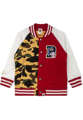 A BATHING APE® 1st Camo Varsity jacket - Marrone