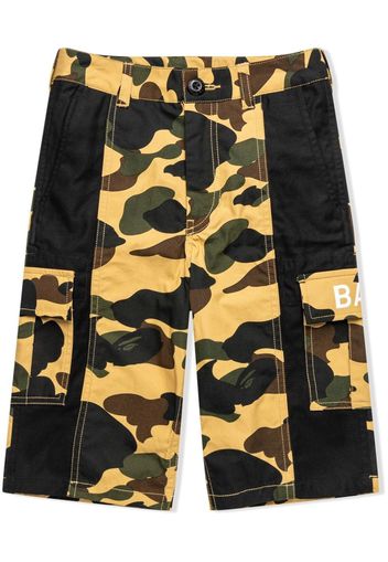 A BATHING APE® Cargo corti 1st Camo - Giallo