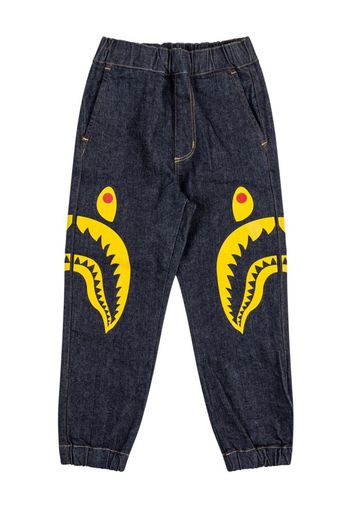 A BATHING APE® Side Shark jogger trousers - Nero